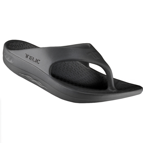 Telic Energy Flip Flop Arch Supportive Recovery Sandal - Unisex, Navy - Size XS - Picture 1 of 9